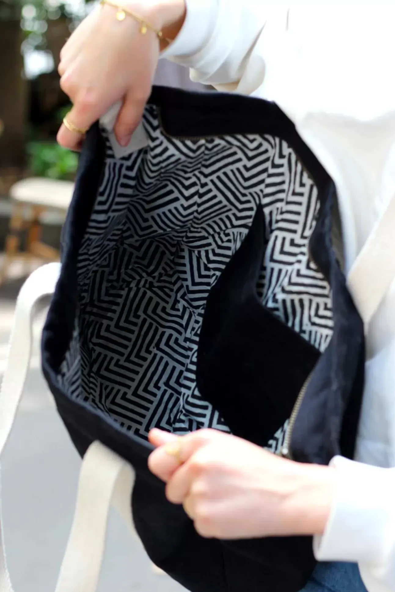 Cabas Cesar Noir