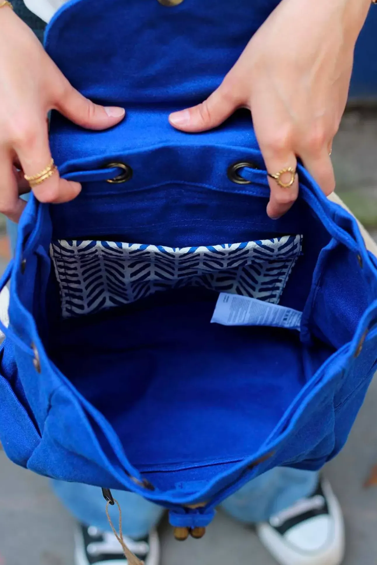 Mini Sac À Dos Eliot Bleu Electrique