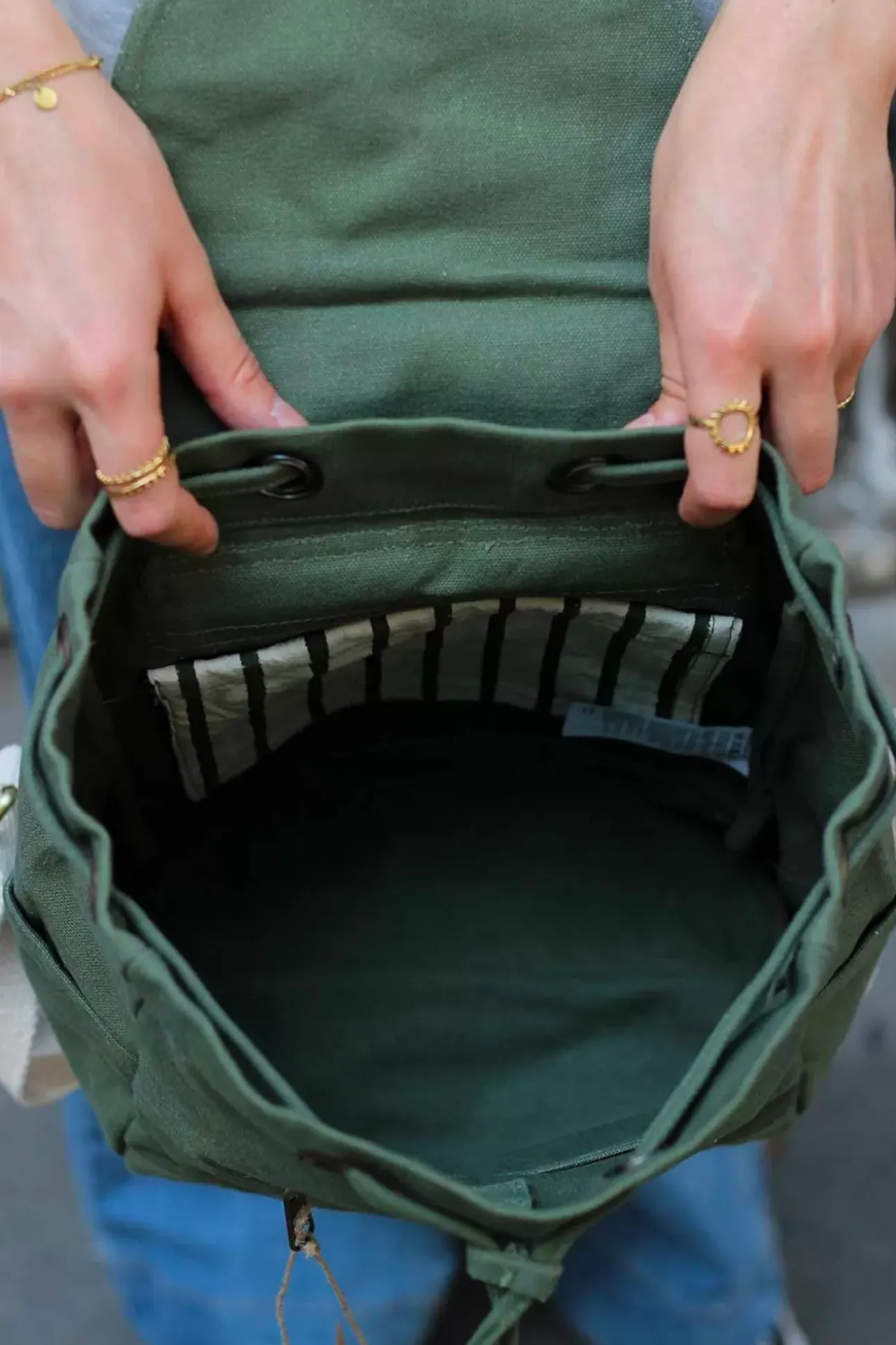Mini Sac À Dos Eliot Olive