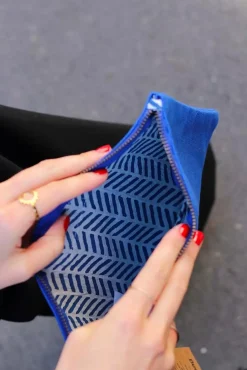 Pochette Ema Bleu Electrique