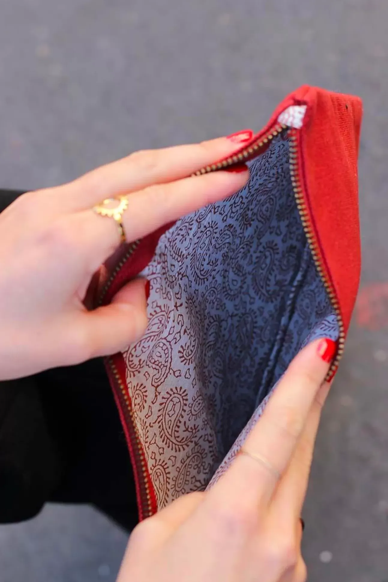 Pochette Ema Terracotta