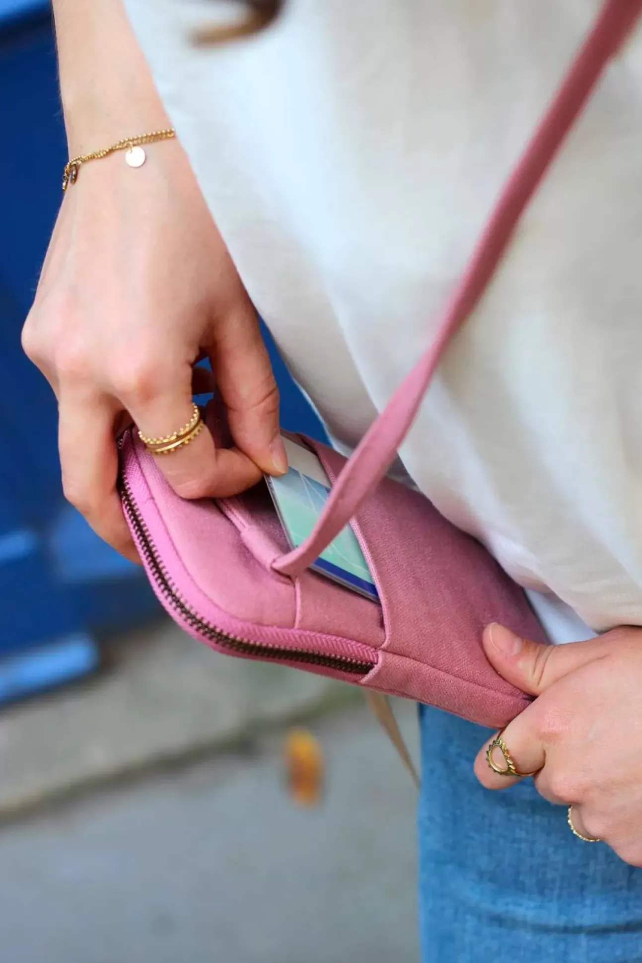Pochette Téléphone Bill Blush