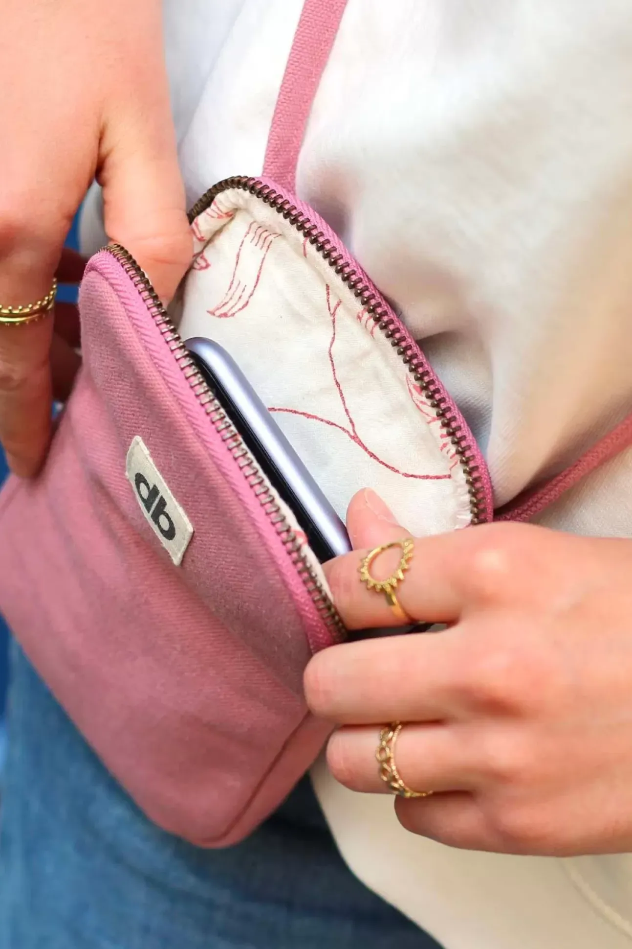 Pochette Téléphone Bill Blush