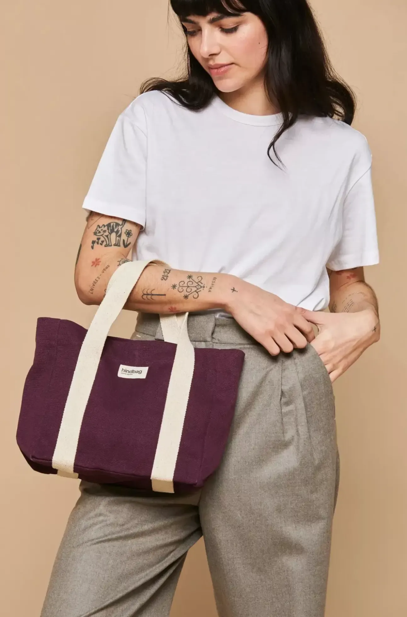 Sac À Main Louise Prune