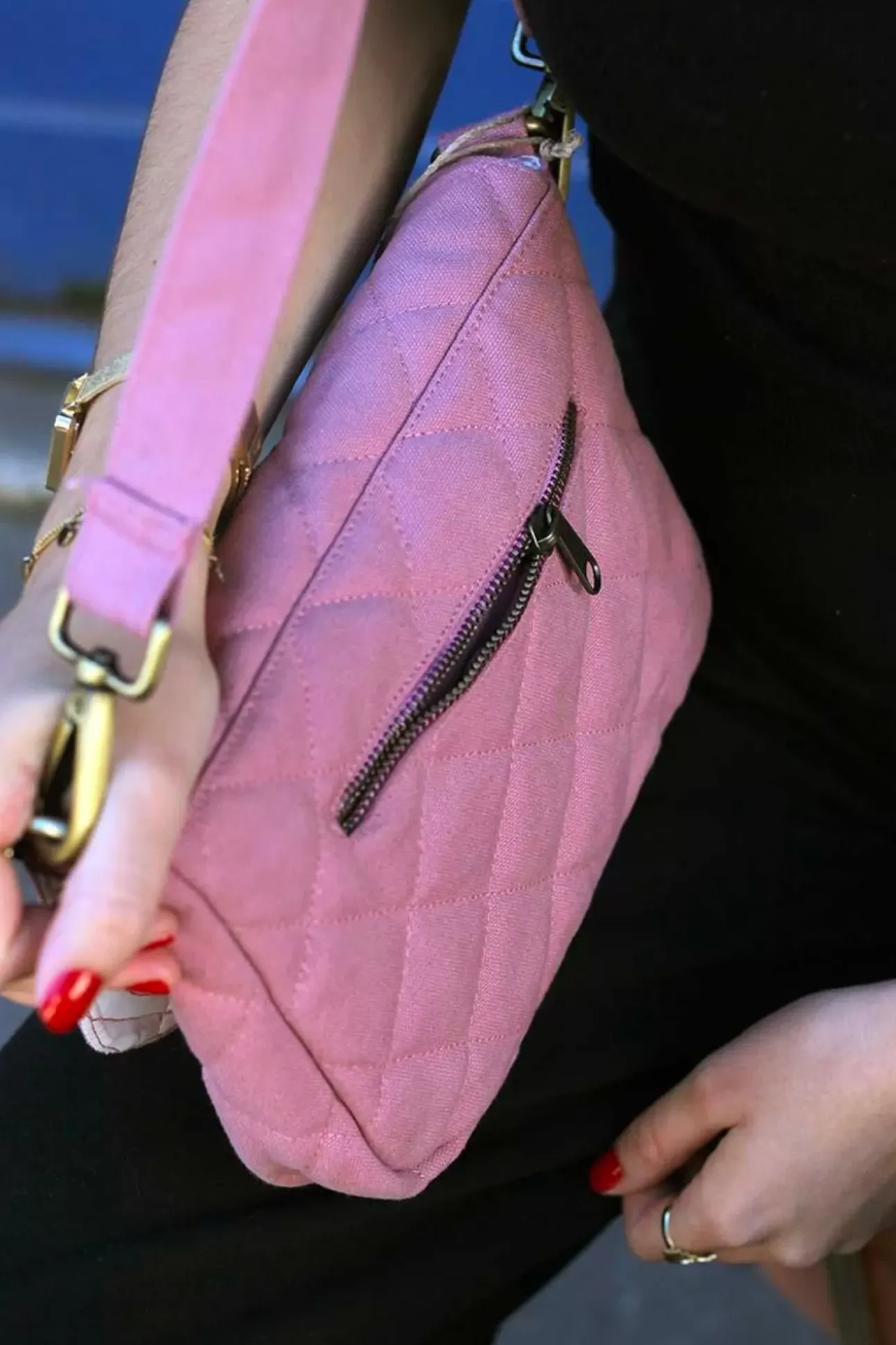Sac À Main Matelasse Margault Blush