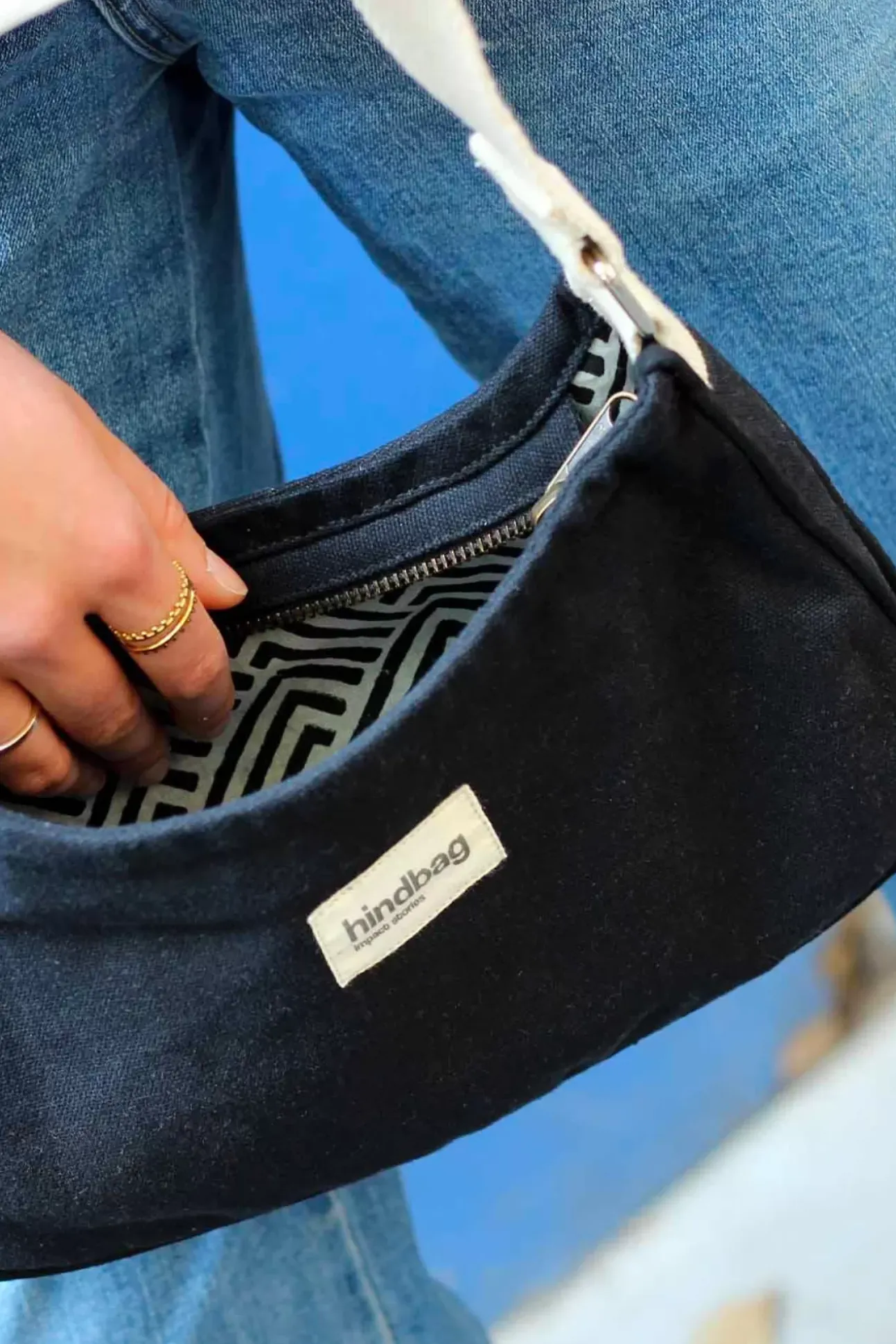Sac Baguette Romy Noir
