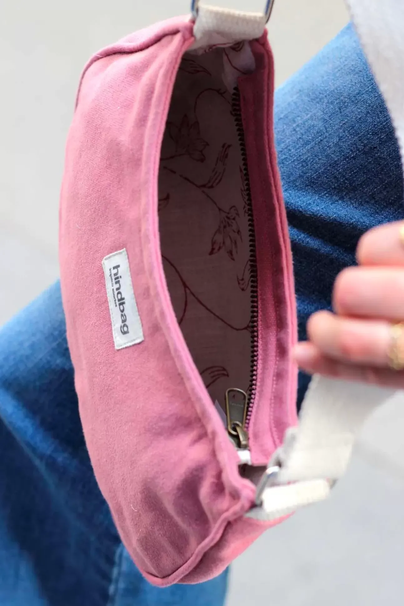 Sac Baguette Romy Rose Blush
