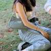 Sac Baguette Romy Sauge