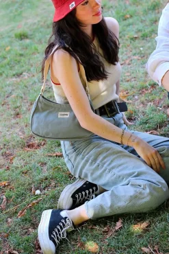 Sac Baguette Romy Sauge