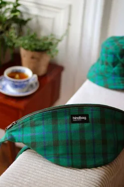 Sac Banane L Sasha Tartan Vert Garden