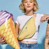 Sac Banane L Sasha Tricolore Citron Givre