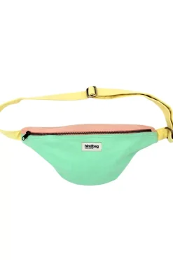 Sac Banane L Sasha Tricolore Menthe Glacee