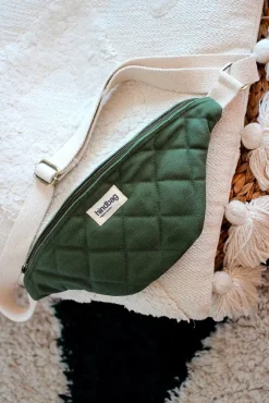 Sac Banane Matelasse Olivia Olive