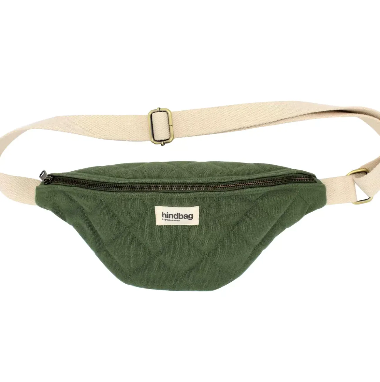 Sac Banane Matelasse Olivia Olive