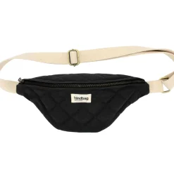 Sac Banane Matelasse Olivia Noir