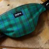 Sac Banane Olivia Tartan Vert Garden