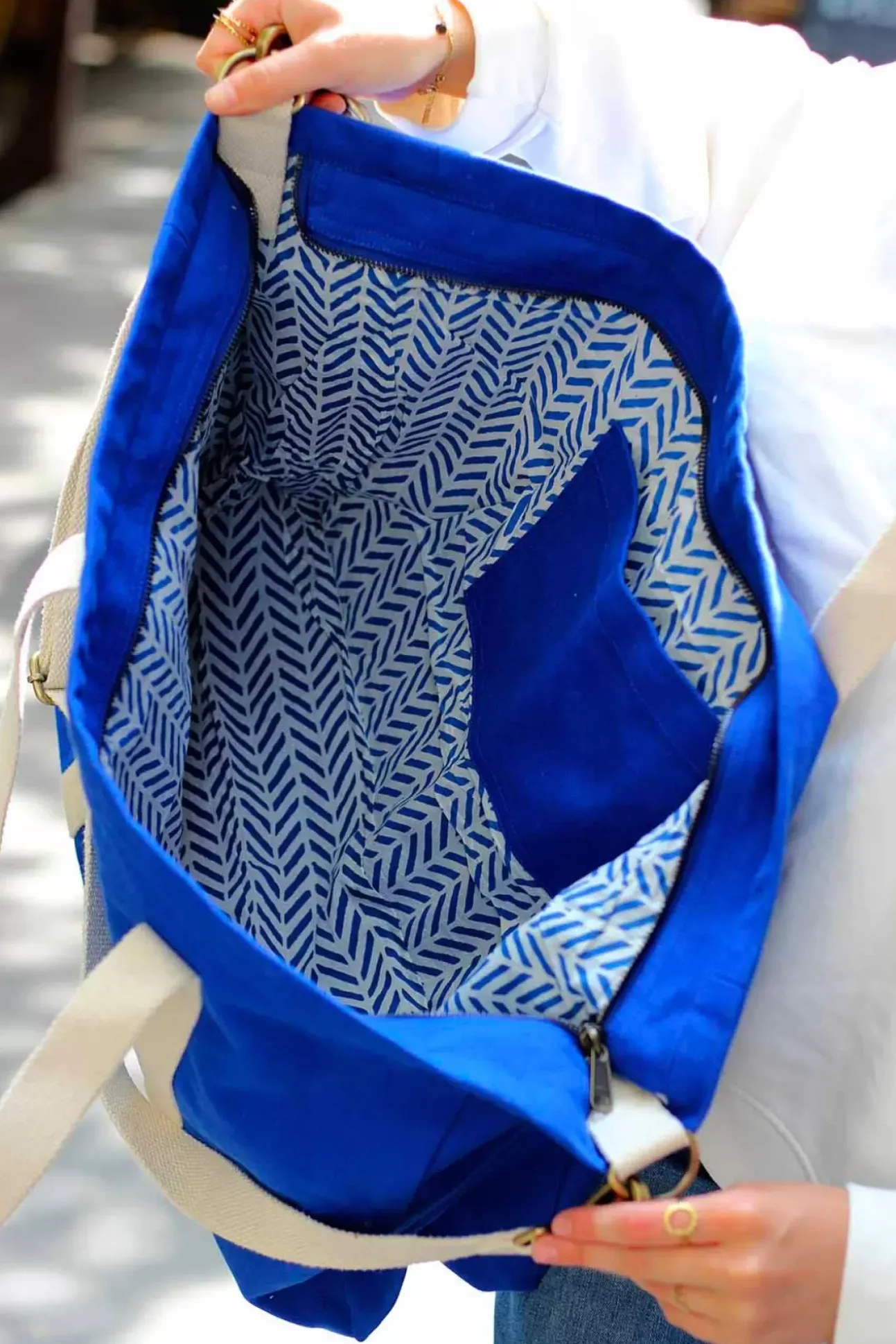 Sac Jean Bleu Electrique