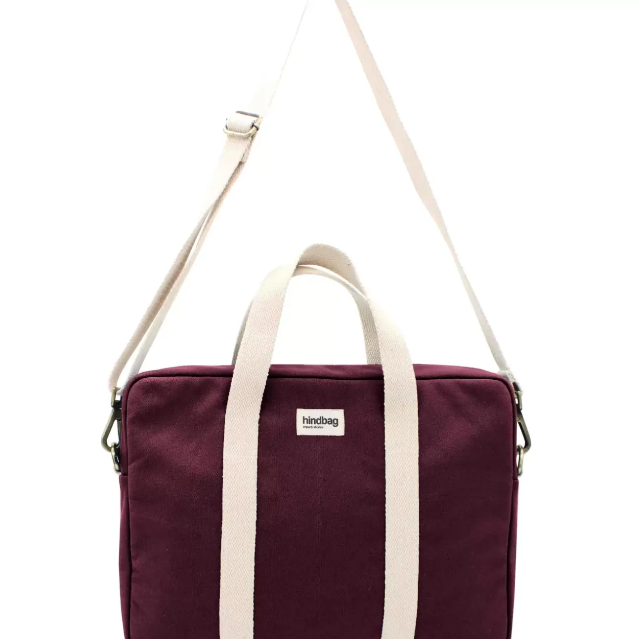 Sac Ordinateur Pierre Prune
