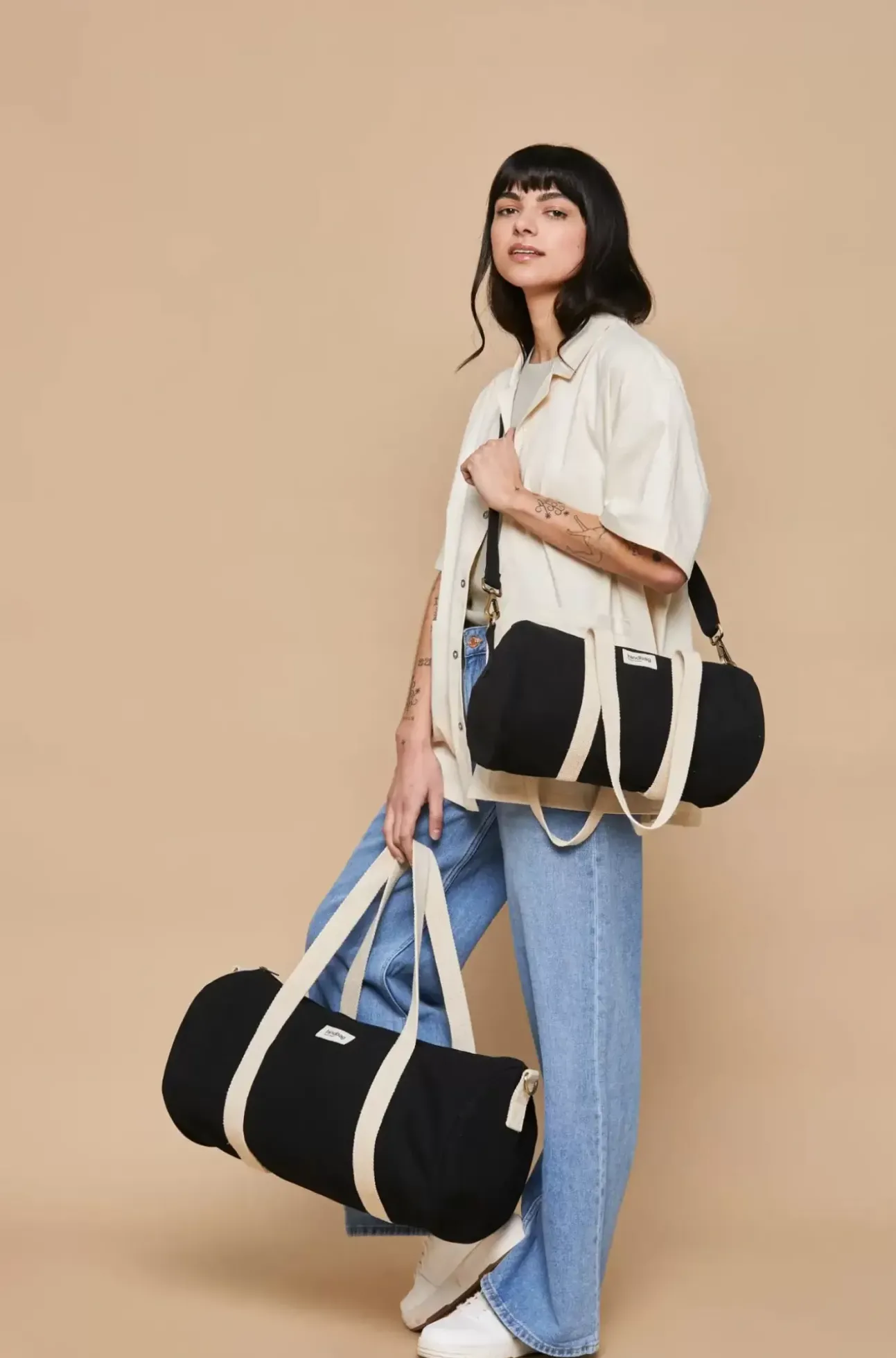 Sac Polochon Simon Noir