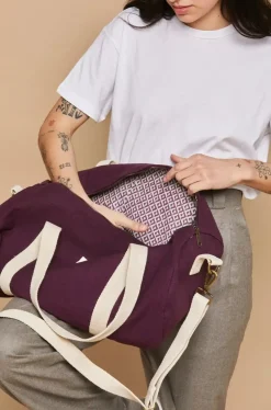 Sac Polochon Simon Prune